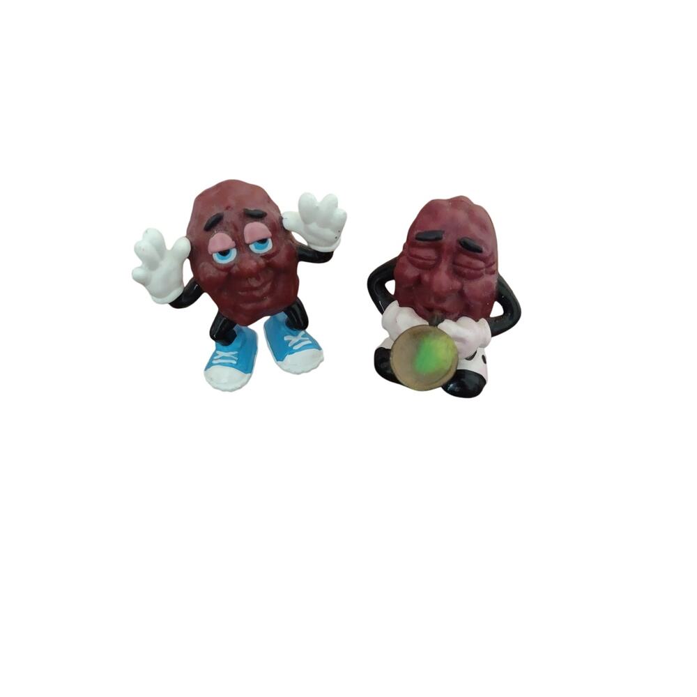 2 Vintage California‎ Raisins Figurines 1987